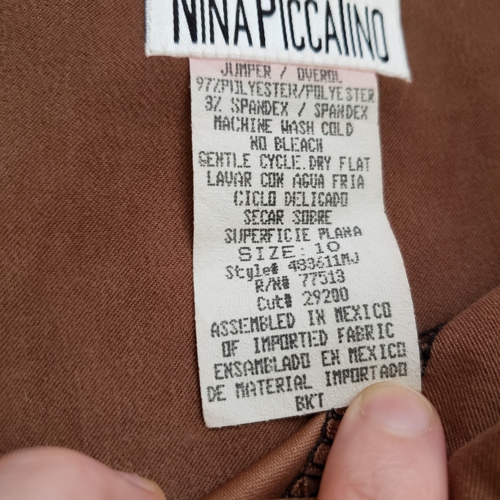 Vintage Nina Piccalino dress size 10 - Picture 6 of 9